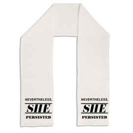 TooLoud Nevertheless She Persisted Women's Rights Adult Fleece 64" Scarf