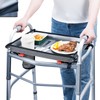 BAGSFY Walker Tray with Cup Holder – Hard Top Walker