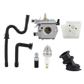 MAGT Carburettor for STIHL 024 026 MS240 MS260 MS 240 260 WT194 Chainsaw, Carburettor Air Filter Spark Plug Intake Manifold Fuel Line Kit