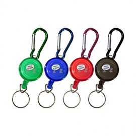 carabiner wire Hook-Z/reel holder/hiking/fishing/outdoor/rope/string/key ring/carabiner/clip/key ring/loss prevention 10ea