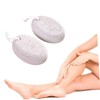 Mikinona 2pcs Double Sided Foot File Stone Callus Remover for