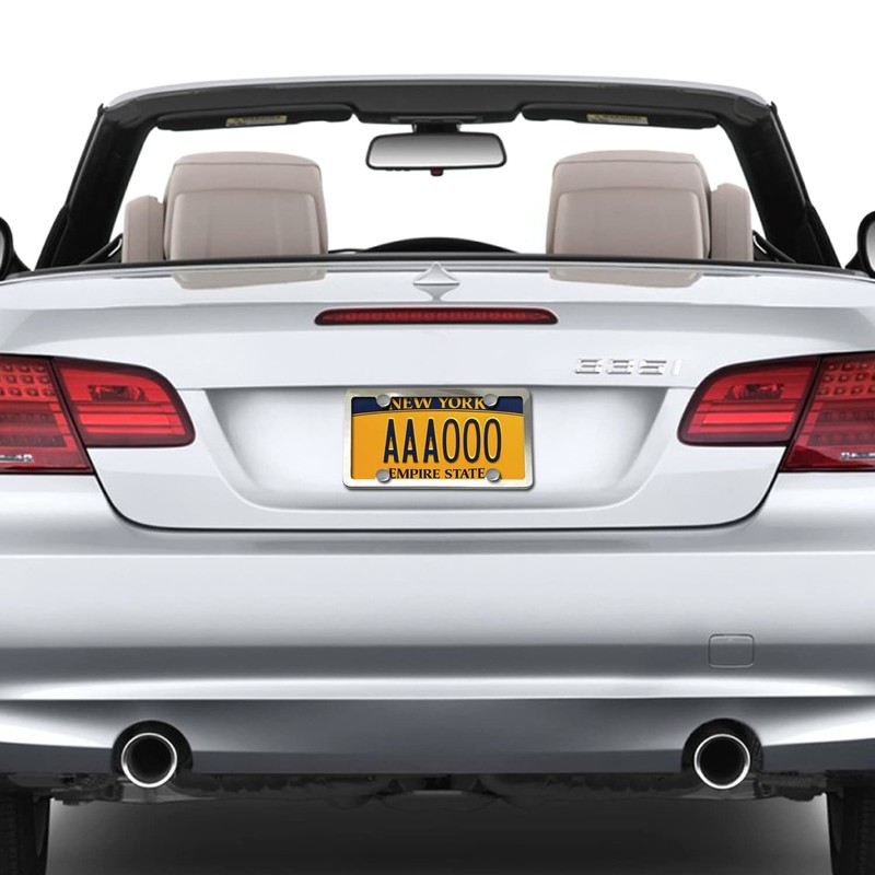 BGGTMO License Plate Screws Anti Theft -1/4 M6 Security License