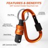 3PCS 3/8" Socket Holder Keychain Set,Drive Quick-Release Organizer with Locking