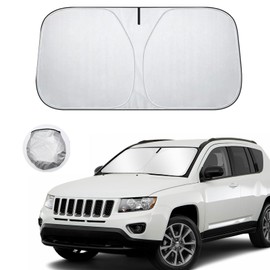 Sonnenschutz Auto Frontscheibe 140×70cm, Frontscheibe Sonnenschutz, Frontscheibenabdeckung, Sonnenblende Vorne, Windschutzscheibe für Sommer Selbsthaftend UV Hitzeschutz Plane Faltbar