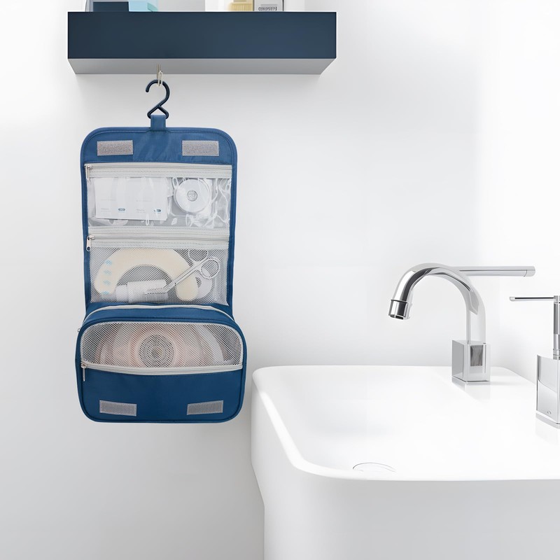 KONWEDA Ostomy Colostomy Travel Bag, Hanging Organizer Bag for Ostomy