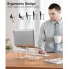 FUCDTEFC Acrylic Laptop Stand for Desk, Laptop Riser for 10-15.6