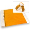 WristCo Neon Orange Duplicate # Tyvek Wristbands for Events -