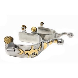 AJ Tack Ladies Stainless Steel Pleasure Horse Spur with Ball End