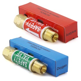 Vaphy Oxygen Acetylene Flashback Arrestors Set, Torch End