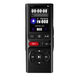 64GB Jaswill Digital Voice Recorder with Playback Long Battery 2-inch Screen MP3 Audio Recording for Meetings Lectures and Interviews Portable USB Recording Device with Voice Activation