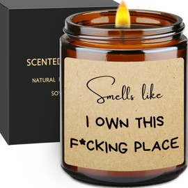 Sarcastic New Home Gift Candle - House Warming Gifts New Home, Funny Housewarming Gifts for New Homeowner, Closing Present, Congrats on New House, Promotion Gift - Lavender Scented Candle