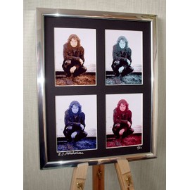 JIM MORRISON THE DOORS STUNNING SIGNED POP ART FRAMED CANVAS
