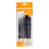 Pinceles Artísticos Rodart Taklon Sintético Pack 10 Acuarela Acrílico