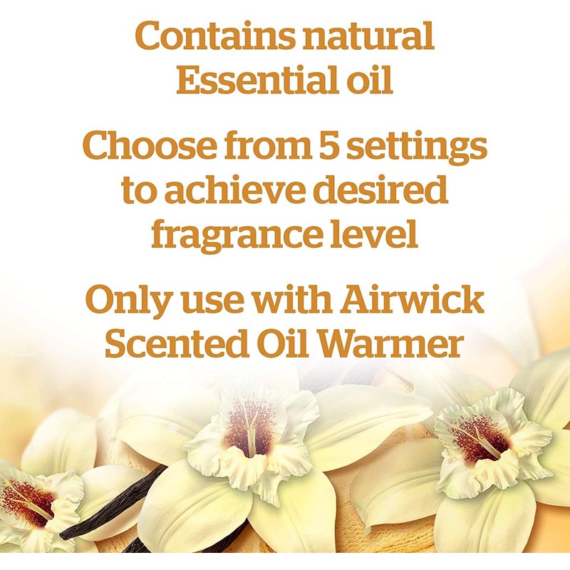 Air Wick Electrical Plug In Refills, White Vanilla Bean, 19ml
