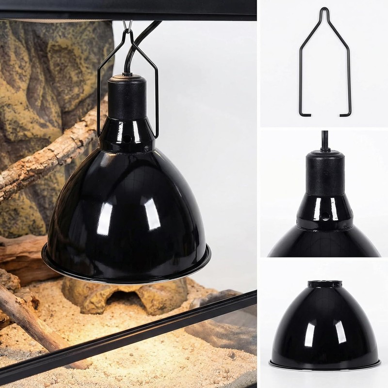 2 Pack Fixing Clip Reptile Dual Lamp Stand Lamp Hanger