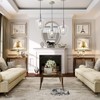Vaziden Modern Glass Pendant Lighting for Kitchen Island, Farmhouse Nickel