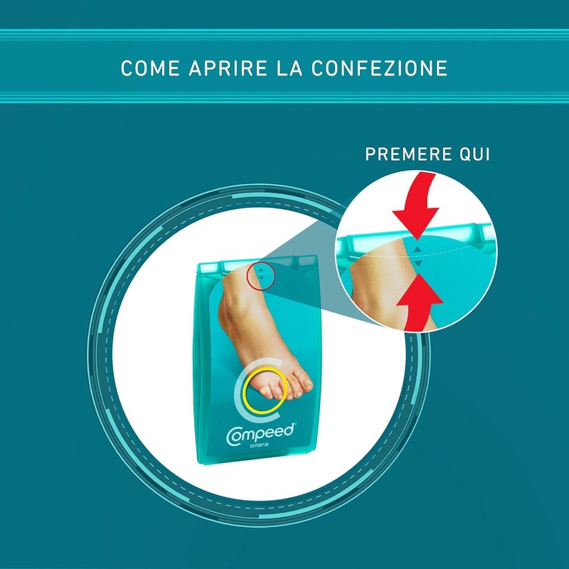 COMPEED Cerotti Callifughi Idratanti a lunga durata - Per calli.
