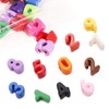 40 PCS Number Beads 3D Acrylic 0-9 Loose Large Hole