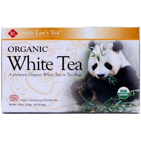 Organic White Tea by Uncle Lee's Tea, 100-pack