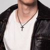 Ailetop Gold Cross Necklace for Men, Stainless Steel Gold Cross