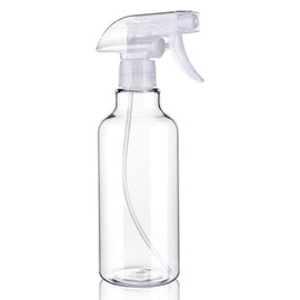 Hethyo Spray Bottles 16.9oz Plastic Spray Bottle for Hair Mist/Stream Heavy Duty Empty Spray Bottles for Cleaning Solutions, Plants, Cooking (16.9oz-Clear)