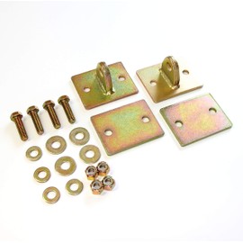 Gripon (Pack of 2) Bolt On Clevis Mount - Accepts 1/2in Shackle (Bolt On Mount with Backer Plate (No Shackle))