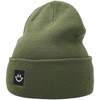 55cube Olive Green Beanie Hat
