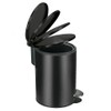Kleine Wolke Silence Cosmetic Bin, Stainless Steel, Black, Length 17