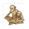 Deco 79 Polystone Monkey Sculpture, 9" x 6" x 7",