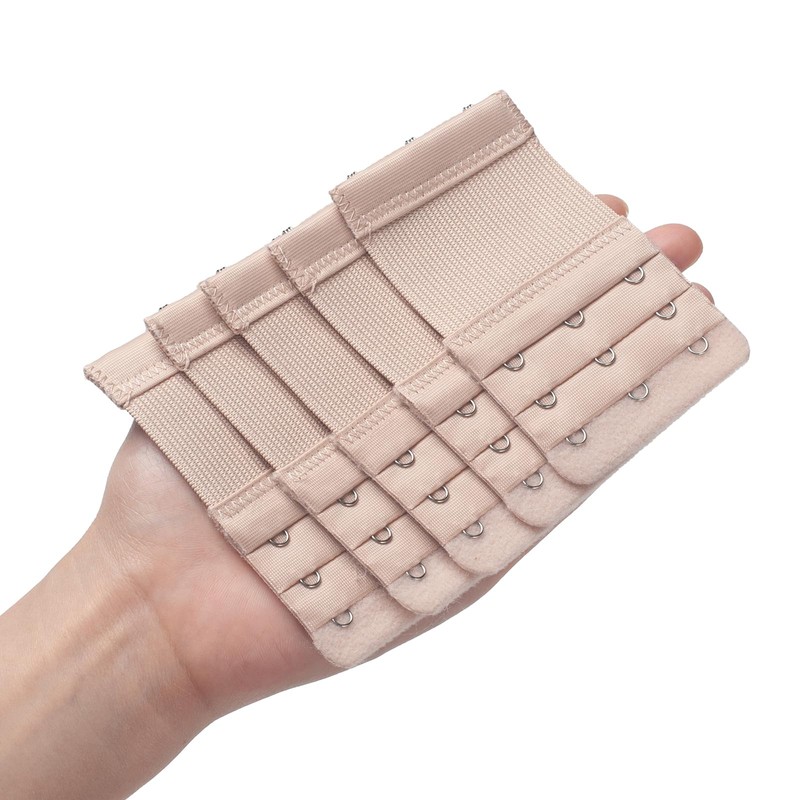 MOTYAWN 3 Hook Bra Extender, Elastic Stretchy and Comfortable Bra