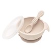 Bumkins Baby Bowl, Silicone Feeding Set with Suction for Baby