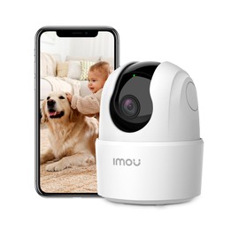 Imou 2K WiFi Indoor Security Camera Baby Monitor, Pet Camera Dog Camera, 360° Home Security IP Camera 3MP, Human Detection AI, Smart Tracking, Siren, 10M Smart Night Vision, 2-Way Audio