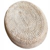 amololo14" Oval White Rattan Fruit Serving Basket,Table Décor Wicker Bread