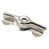 Prime-Line PL 14843 Nickel-Plated Double-Wing Flush Clips (25 Pack)