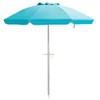 GRAFFY Portable Beach Umbrella, Sun Shade Umbrella with UV 50+