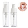 3 x Empty Foam Pump Bottle 100ml Clear Plastic Refillable