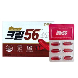 Krill56 크릴56 크릴오일 1000mg x 90캡슐 3개 / 써클 Krill56 Krill Oil 1000mg x 90 Capsules 3 Pack / Circle