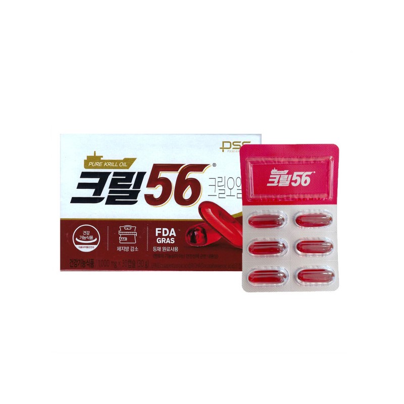 Krill56 크릴56 크릴오일 1000mg x 90캡슐 3개 / 써클 Krill56