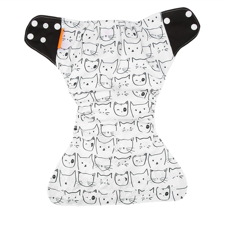 4pcs/set Baby Cloth Diaper Cover Washable Reusable Newborn Nappy Cover