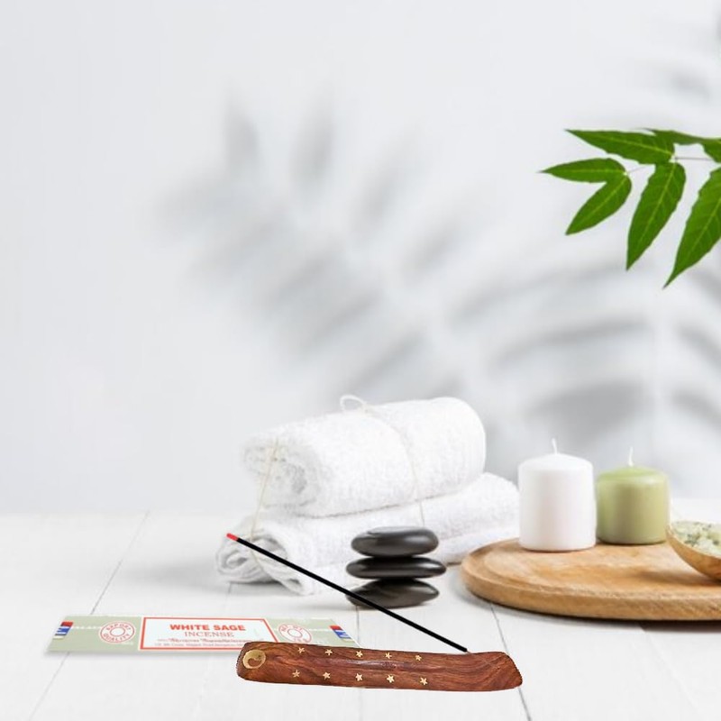 12x15g Incense Sticks with Incense Sticks Holder for Meditation, Aromatherapy,