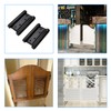2 Pairs (4Pcs) 5 inch Double Action Spring Hinge Stainless