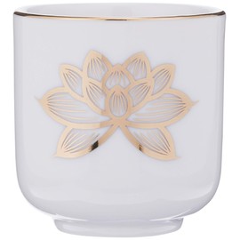 Set of 5, Buddhist altar, Gold Lotus 1.6 Teacup, 2.0 x 2.1 inches (5 x 5.3 cm), Buddhist altar, shrine tool, celebration, grave, buddhist altar, obon, hashshore