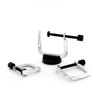 Modelcraft PCL1003 3 G-Clamps and magnet, Silver
