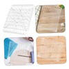 Gadpiparty Transparent Acrylic Sewing Ruler Durable Cutting Tool for DIY
