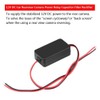 DEWIN Auto Rückfahrkamera Filter, 12V Filter DC Rückfahrkamera Leistungsrelais Kondensator
