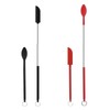 SAVITA Spatula and Spoon Sets Silicone, 2pcs Telescopic Spatula 2pcs