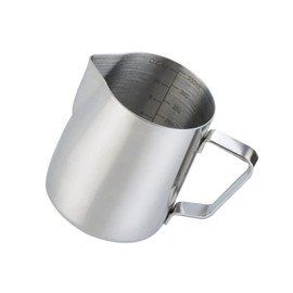 MAGICLULU Professional Milk Frothing Pitcher Stainless Steel Latte Art Jug for Ergonomic Handle Smooth Spout Design for Latte Art Easy to Clean Frother for Home