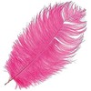 Artemio Ostrich Feather-Fuchsia, 30-35 cm
