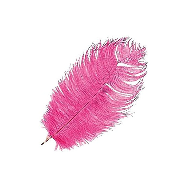 Artemio Ostrich Feather-Fuchsia, 30-35 cm