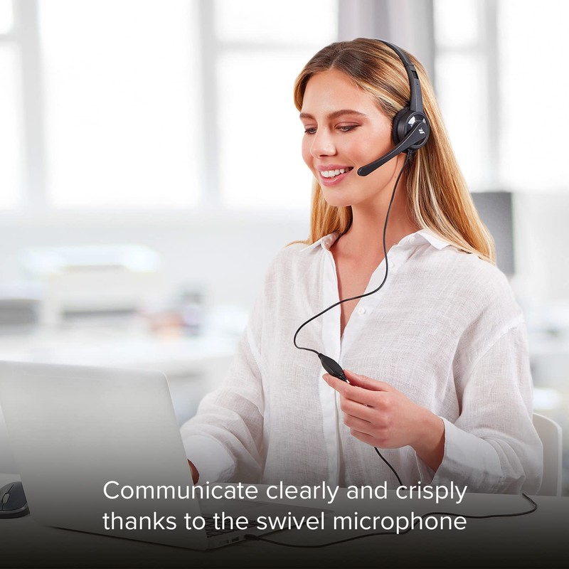 MUSIC HERO SBS Adjustable Headphones with Swivel Microphone 3.5 mm